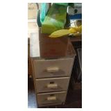 small 3 drawer cabinet, "Plant Lite" light, Anti-