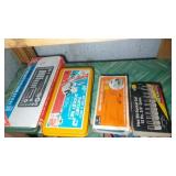4 socket sets in cases