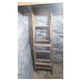 6 foot wood ladder (bottom of stairs)