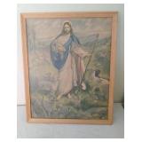 8 paintings/pictures/foil art pieces - 3 large (30