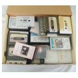 box of cassette tapes