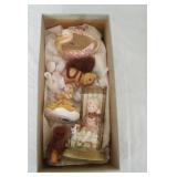 lot of figures including Josef Originals baking