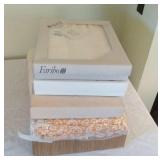 2 Faribo Throws in box (100" wool and blend),