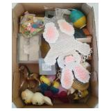 Easter lot - rabbits, crosses, butterflies,