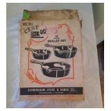 cast iron skillet in box - 12 inch skillet