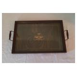 serving tray with handles