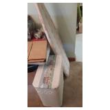 hamper and ironing board