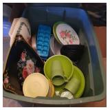 Watertown Lifetime Ware, plastic dish sets,