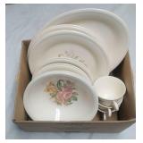dish set - plates, bowls, cups and oval platter