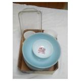 Fire King Lot - dessert cups, bread pan, plates,