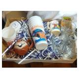 Promo items - Packers glasses, NesQuick Rabbit