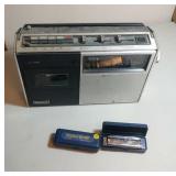 2 Sousa Band harmonicas and Panosonic AM/FM