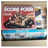 lot of board games - Numbers Up, Downfall, Playoff