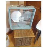 Eskimo box fan and end table