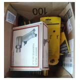 Milwaukee Super Sander, screwdrivers, oil plug,