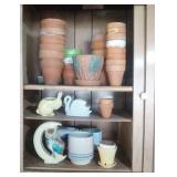 terra cotta pots and small planters - 20+ pots