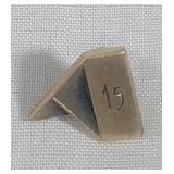 10k yg American Can 15 year service pin