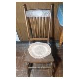 rocking chair and pad.  Please note original