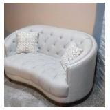 Coaster 3 piece light gray couch, loveseat & chair