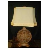 Lamp and Shade - stands 31 inch total