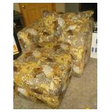 African Safari extra long chair, 3 pillows and