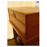 Hope chest with lock but no keys.