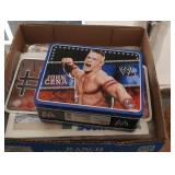 John Cena lunch box, WI Badgers vanity plate,