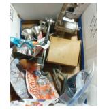 No. 7 Food Chopper, sundial, vintage faucet, RCA