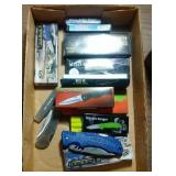 lot of 13 folding knives