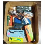 9 folding blade knives including a Guidesman.