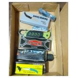 10 folding knives including Swamp Lizard