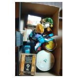 vintage spice boxes and tins, Mercedes toy car