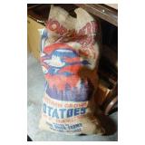 lot of burlap sacks including Northern Flight