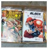 Comics = 50+ books including Black Widow, Namor,