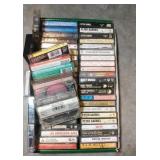 lot of cassette tapes - Kinks, Peter Gabriel and