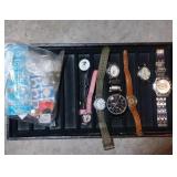 watches, watch bands and batteries - all untested