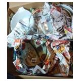 large lot of Pyrex nesting bowls, casserole dishes