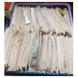 shopping basket of comics with no covers and