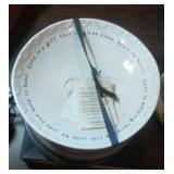 decor plates -"Home", "Faith" "Mother" "Friends"