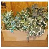 box of artificial ivy decor