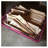 shopping basket of comic books with no covers