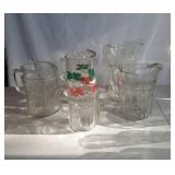 5 water or lemonade pitchers