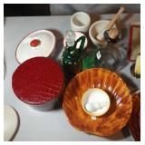 orange shell plate, red box, Royal Rochester oval