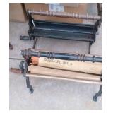 2 paper log rollers with wire ties