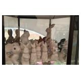 large rabbit figures lot