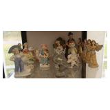 shelf of small size figurines