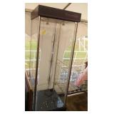 Rawcliffe lighted display case, 4 glass shelves,
