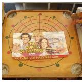 Dukes of Hazzard board game and Carrom board
