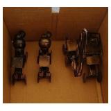 4 spark plug figures - Made in Mexico