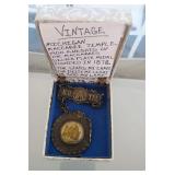 vintage Michigan Maccabee Temple medal